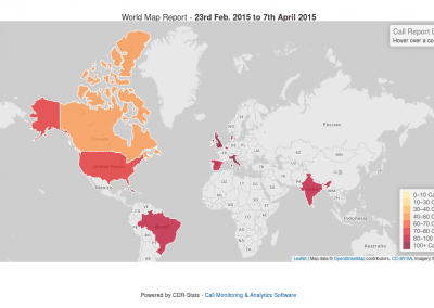Worldmap Call reporting